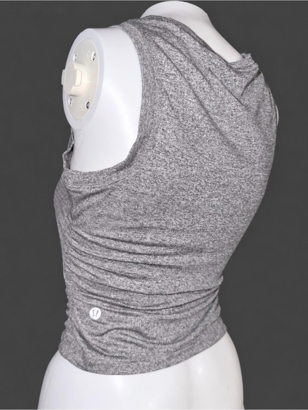 Lululemon Ruched Side Sleeveless Tank Top – Heather Gray – Size 6